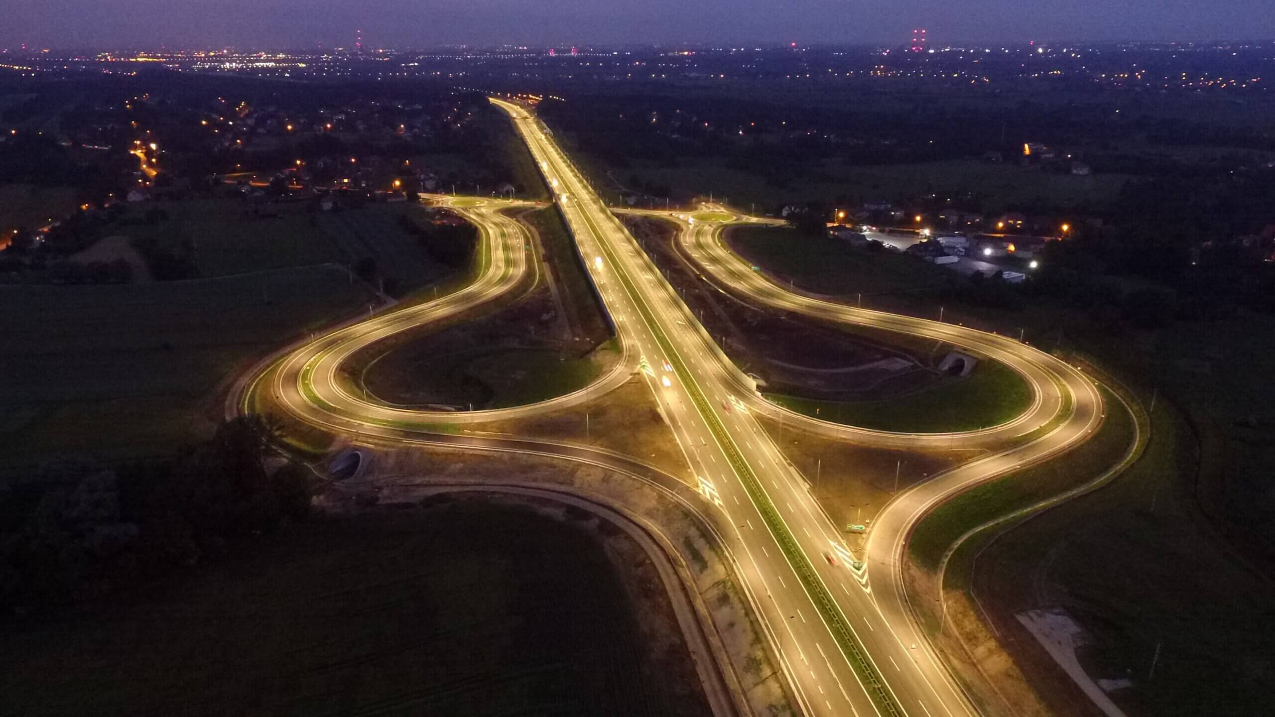 Budowa węzła drogowego w ciągu autostrady A4_Niepołomice