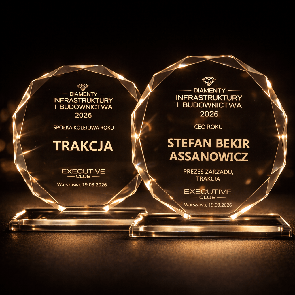 Trakcja S.A. z&nbsp;podwójnym wyróżnieniem podczas Diamentów Infrastruktury i&nbsp;Budownictwa 2026